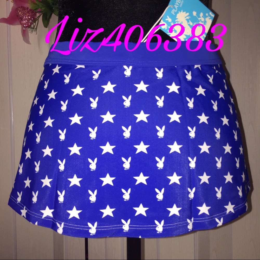 BNWT Playboy Swim Skirt 💙 😍
